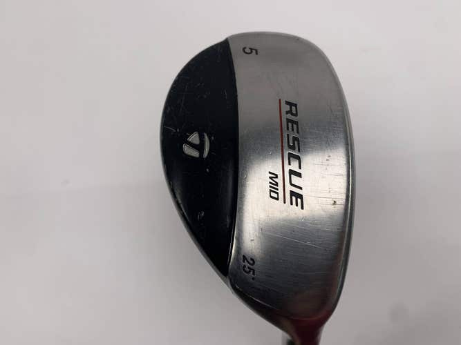 TaylorMade Rescue Mid 5 Hybrid 25* Senior Graphite Mens RH