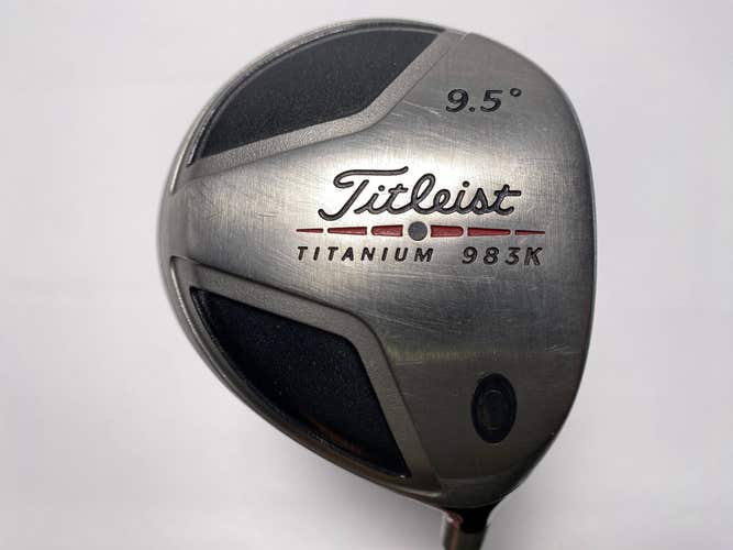 Titleist 983 K Driver 9.5* Grafalloy ProLite Stiff Graphite Mens RH