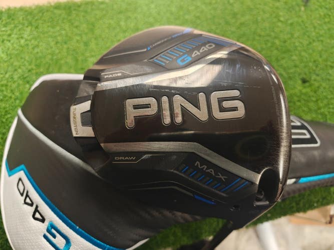 Ping G440 MAX 10.5 Degree Driver Stiff Flex Alta CB 50 w Headcover Tool