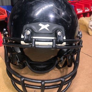 USED XENITH X2E+ YOUTH FOOTBALL HELMET - LARGE - BLACK