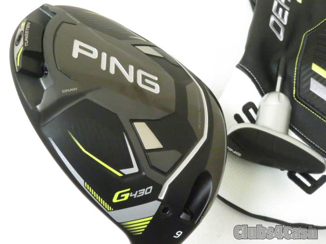 PING G430 MAX Driver 9 Alta CB 55 Black Stiff Flex +Cover & Tool .. MINT