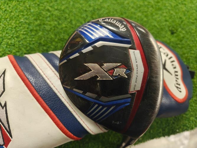 Callaway XR Pro Fairway 3 Wood 14 Degree Stiff Flex Project X 6.0 w Headcover