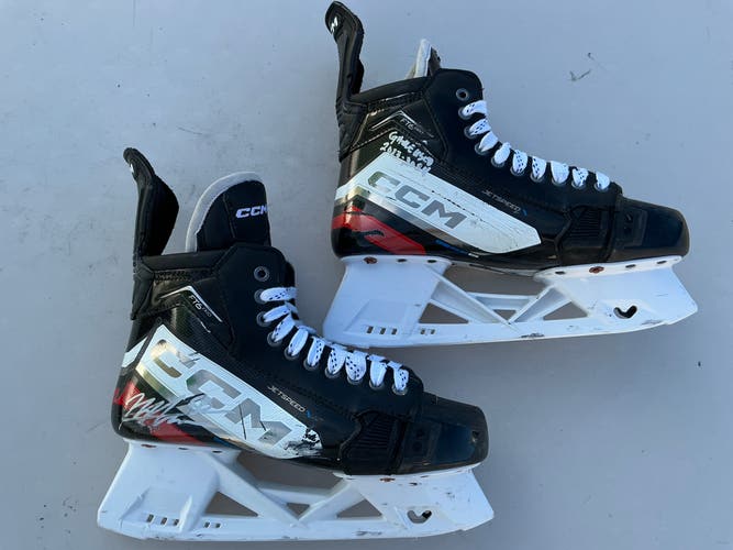 CCM FT6 PRO Mens Pro Stock Size 9.5 Hockey Skates MIC 52091