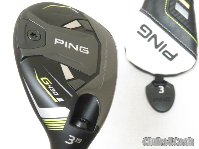 PING G430 Hybrid 19 3H Mitsubishi Kai'li White 80 Stiff Flex +Cover .. MINT