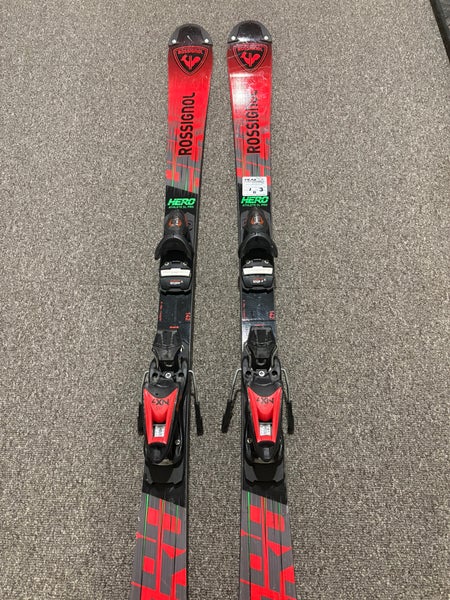 Unisex Rossignol Hero Athlete SL Pro 142 cm Racing Skis (Used)