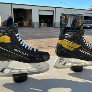Bauer Supreme UltraSonic Mens Pro Stock Size 9.5 Hockey Skates MIC 24490