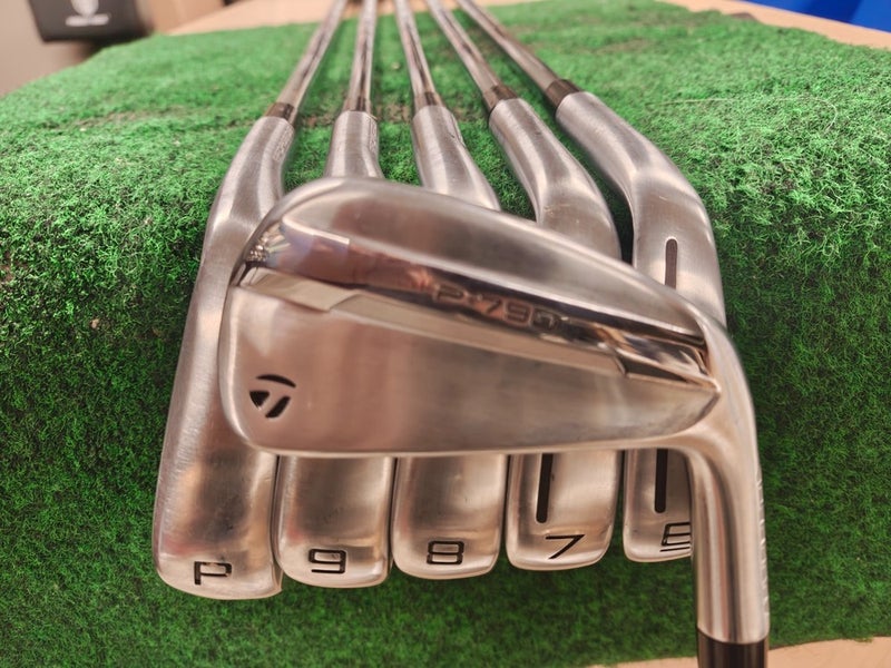 Taylormade 2025 P790 Golf Iron Set 5-PW Stiff  Flex Steel Shaft DG 115 S300 Nice