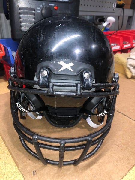 USED XENITH X2E+ YOUTH FOOTBALL HELMET - XL- BLACK