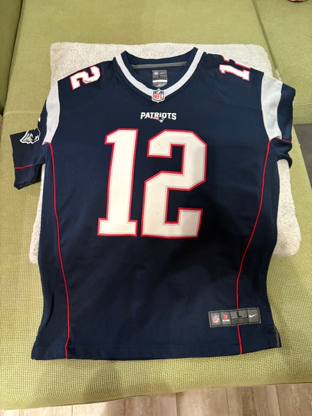 Patriots Tom Brady Large Boys Nike Jersey (Used)