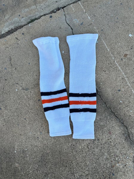 White Senior CCM Socks (Used)