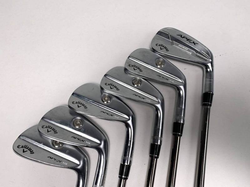 Callaway Apex MB 21 Iron Set 5-PW UST Mamiya Recoil ESX 460 F3 Regular RH