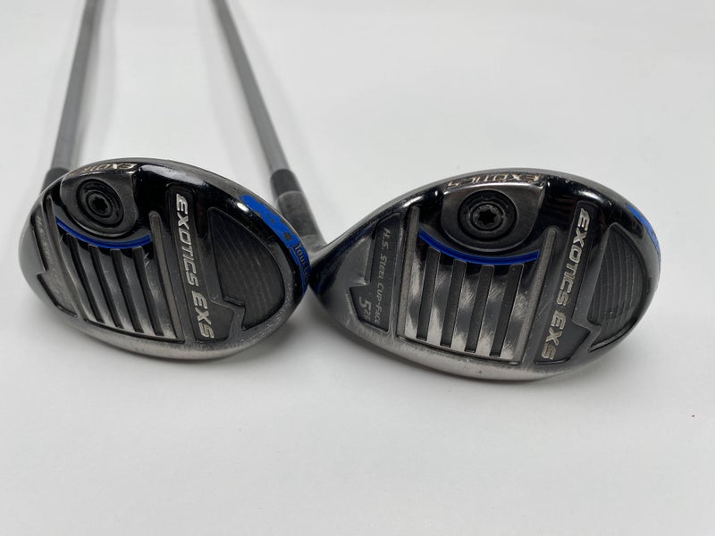 Tour Edge Exotics EXS 4 & 5 Hybrid Set 22* 25* Tensei Blue CK Series Senior RH