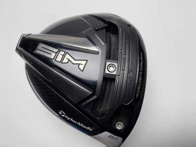 TaylorMade SIM Driver 8* Aldila Rogue 110 MSi 3.1 70g Stiff Graphite Mens RH