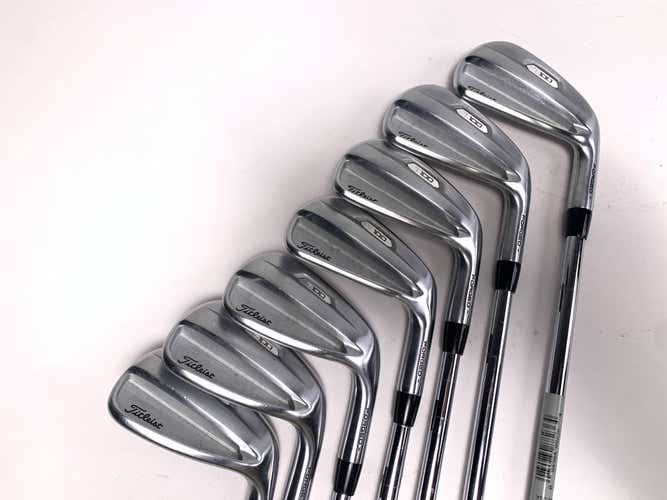 Titleist T100 2021 Iron Set 4-PW TT AMT Tour White S300 Regular Steel RH