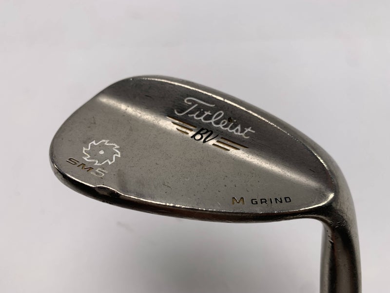 Titleist Vokey SM5 Gold Nickel Lob Wedge LW 58* 8 Bounce M-Grind Wedge Mens RH