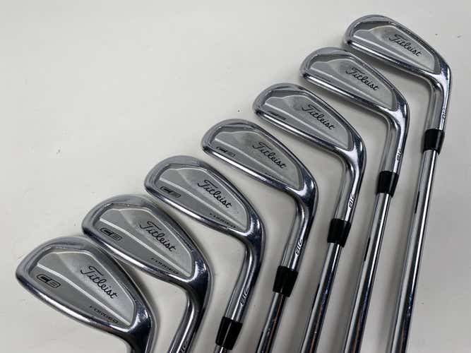Titleist 718 CB Iron Set 4-PW NS Pro Modus 3 Tour 120 Extra Stiff Steel Mens RH