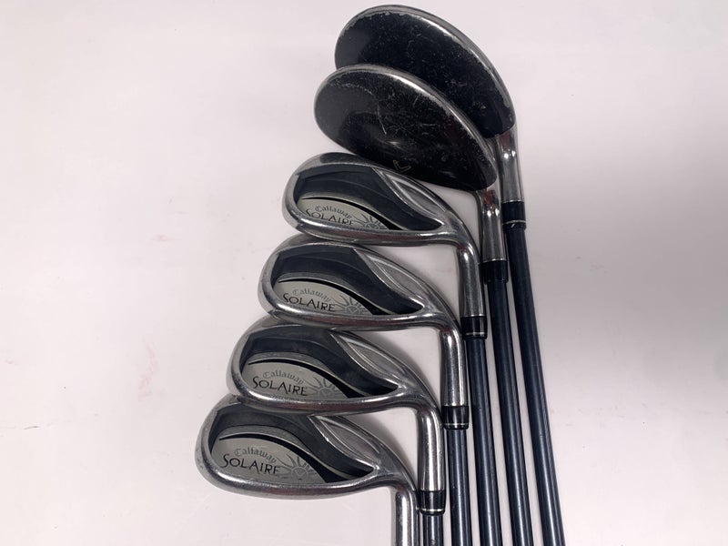 Callaway Solaire Hybrid Combo 2014 Iron Set 5H 7H 8-PW+GW 55g Ladies RH- No 6