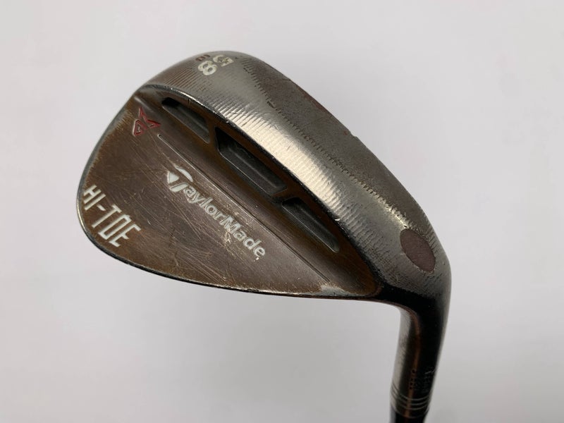 TaylorMade HI-TOE RAW Lob Wedge LW 58* 10 KBS Hi-Rev 2.0 115g Wedge Mens RH