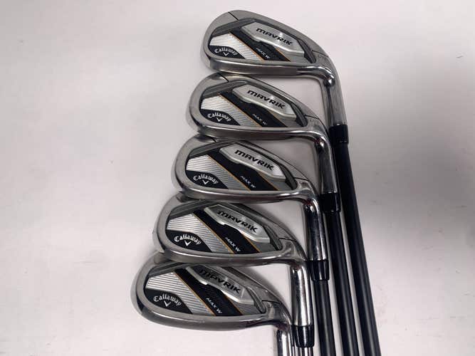 Callaway Mavrik Max Womens Iron Set 7-PW+SW UST Mamiya Helium 40LLI Ladies RH