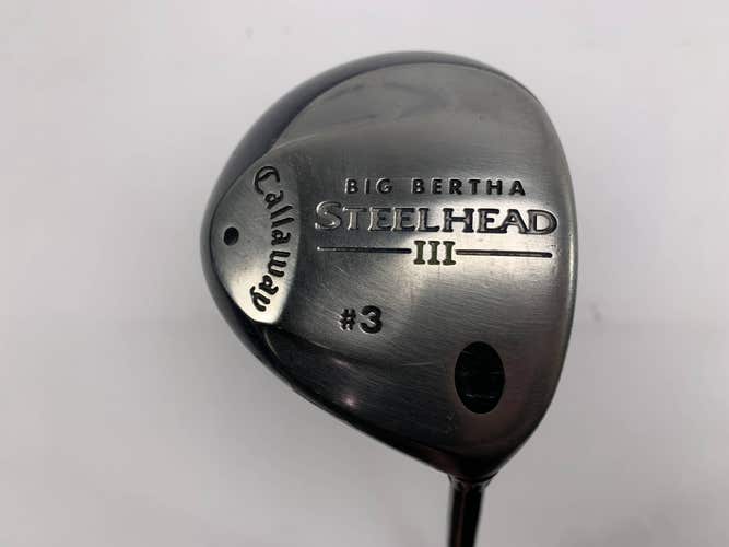 Callaway Steelhead III 3 Fairway Wood 15* System III Regular Graphite Mens RH