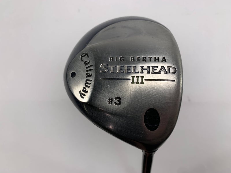 Callaway Steelhead III 3 Fairway Wood 15* System III Regular Graphite Mens RH