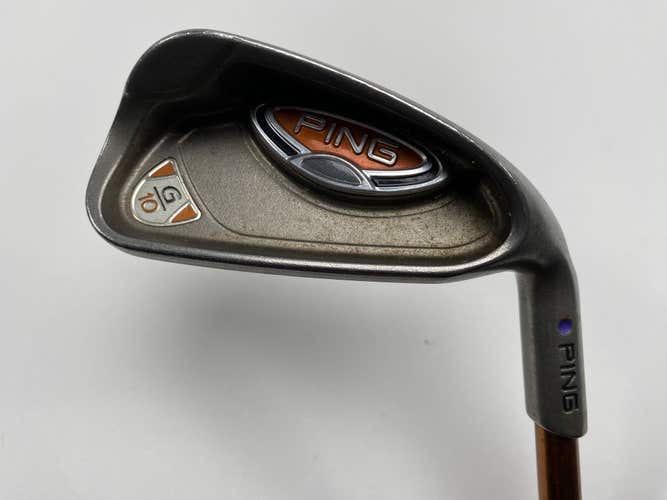 Ping G10 Single 6 Iron Purple Dot 1.5* Flat TFC 129 I Soft Regular Senior RH