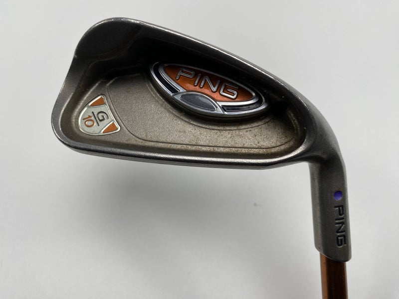 Ping G10 Single 6 Iron Purple Dot 1.5* Flat TFC 129 I Soft Regular Senior RH