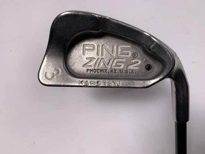 Ping Zing 2 Single 3 Iron Black Dot Karsten 201 Regular Graphite Mens RH