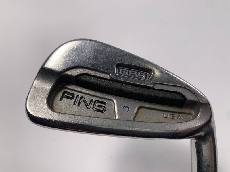 Ping S58 Single 6 Iron Black Dot Cushin Regular Steel Mens RH Midsize Grip