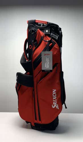 Srixon Premium Stand Bag Red Black 6-Way Divide Dual Strap Golf Bag NEW