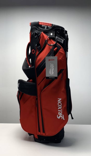 Srixon Premium Stand Bag Red Black 6-Way Divide Dual Strap Golf Bag NEW