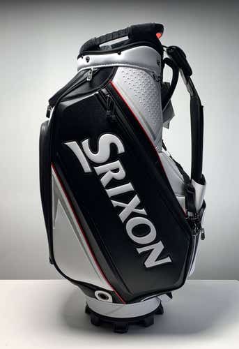 Srixon 2025 Tour Staff Bag Black 5-Way Divide Single Strap Golf Bag NEW
