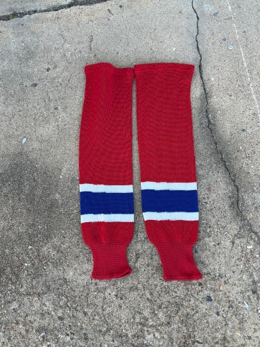 Red Senior Other Knit Socks (Used)