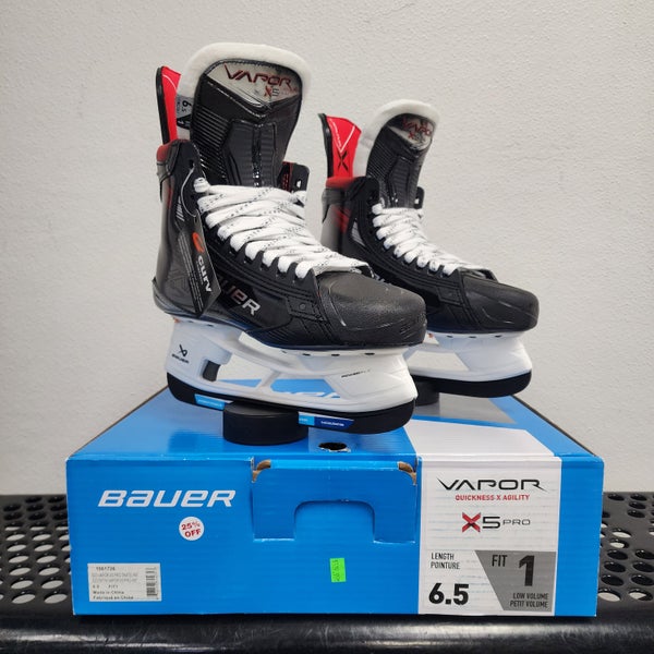 Bauer Vapor X5 Pro Hockey Skates - Size 6.5 (New) - steel sold separately