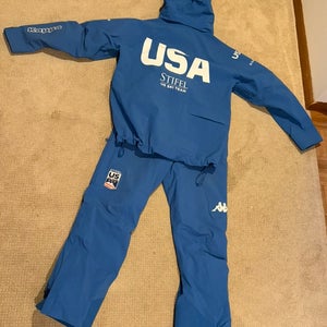 US Ski Team Issued Kappa Jacket and Ski Pants, 2023/24 Season, Medium