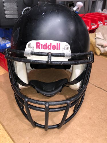 USED RIDDELL SPEED ADULT HELMET - LARGE - FLAT BLACK - REJECT