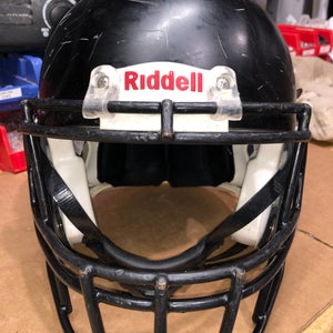 USED RIDDELL SPEED ADULT HELMET - LARGE - FLAT BLACK - REJECT