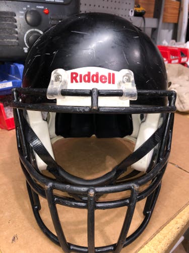 USED RIDDELL SPEED ADULT HELMET - LARGE - FLAT BLACK - REJECT