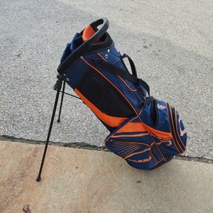Chicago Bears Dual Strap 6 Divider Golf Stand Bag Blue/Orange