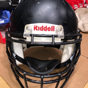 USED RIDDELL SPEED ADULT HELMET - LARGE - FLAT BLACK - REJECT