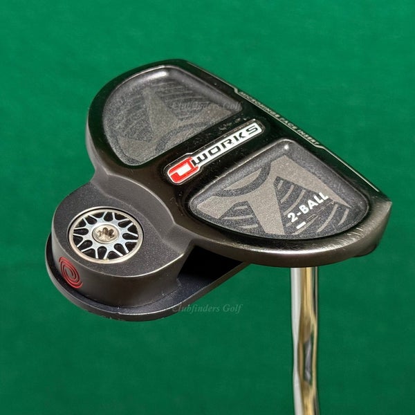 Odyssey O-Works 2-Ball Black 35" Double-Bend Mallet Putter Golf Club
