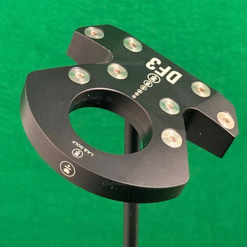 LAB Golf 2024 DF3 35" Center-Shaft Putter Matte Black Stepped Steel w/ Headcover
