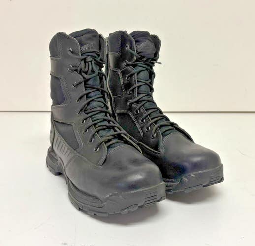 Danner Striker Bolt 8" Gore-Tex Black Leather Side Zip Combat Boots 10.5 EU 44.5