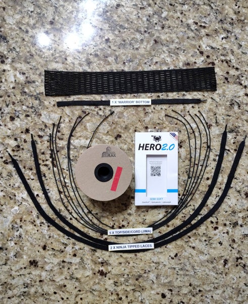 New ECD Hero 2.0 Semi Soft Mesh (Black) includes String Kit