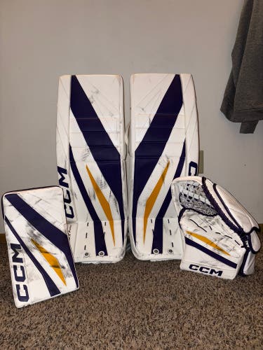 33" + 2” 2025 CCM EFlex 7 Pro Regular Goalie Full Set (Used)