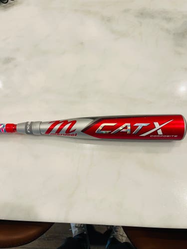 2023 Marucci CAT X Composite USSSA Certified Bat (-10) 17 oz 27" (Used)