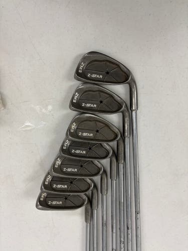 Men's z-Star EMZ Right Handed Iron golf Set Stiff Flex (Used)