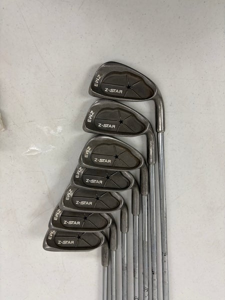 Men's z-Star EMZ Right Handed Iron golf Set Stiff Flex (Used)