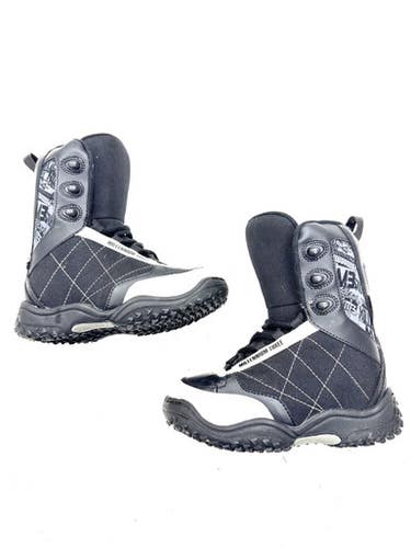 Used MILLENNIUM THREE Boys Snowboard Boots Black Junior 03 11860-S000301479
