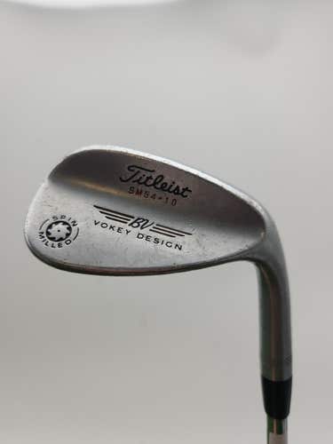 2009 TITLEIST VOKEY SPIN MILLED CHROME WEDGE 54*/10 STIFF FCM PRECISION RIFLE FL